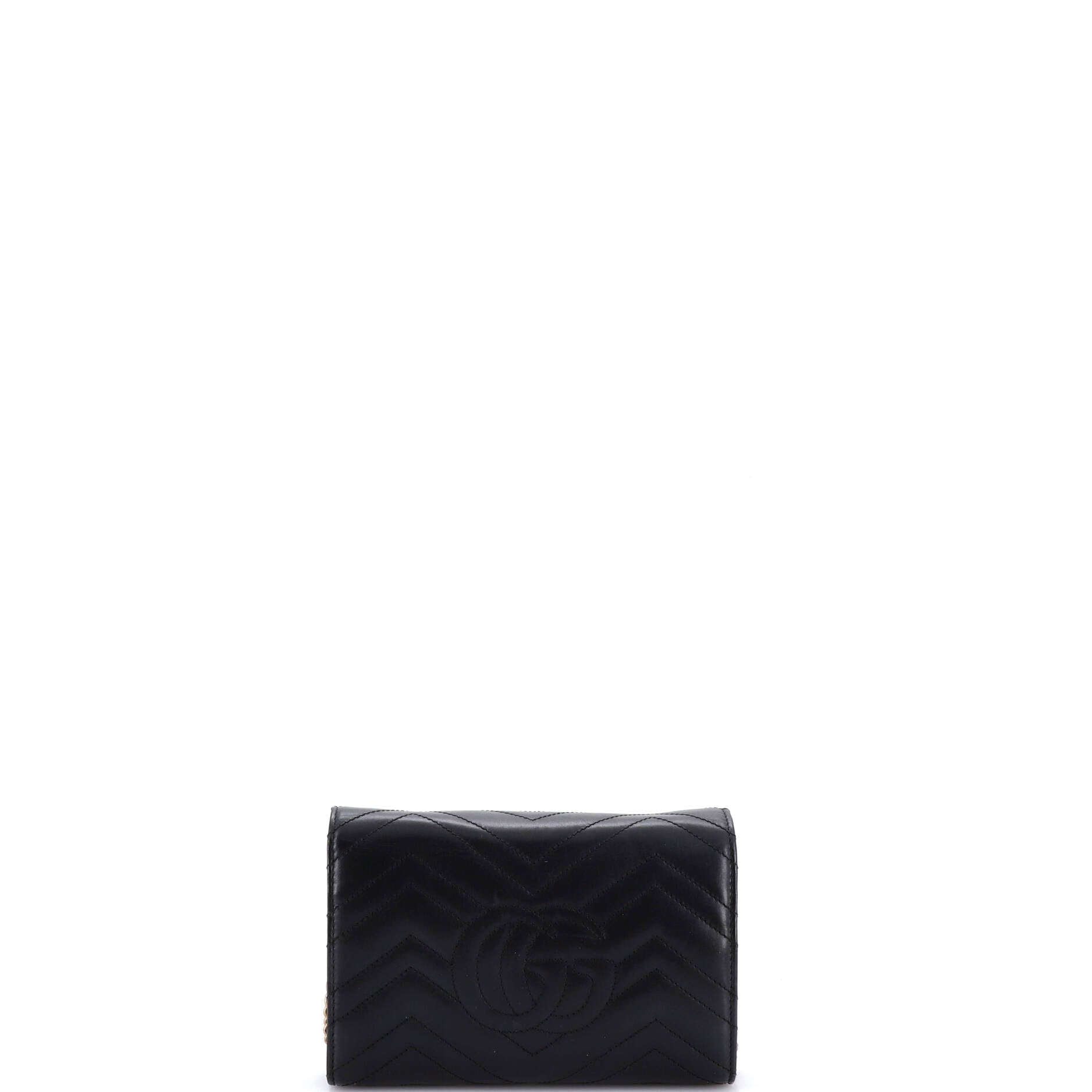GG Marmont Chain Wallet Matelasse Leather Mini