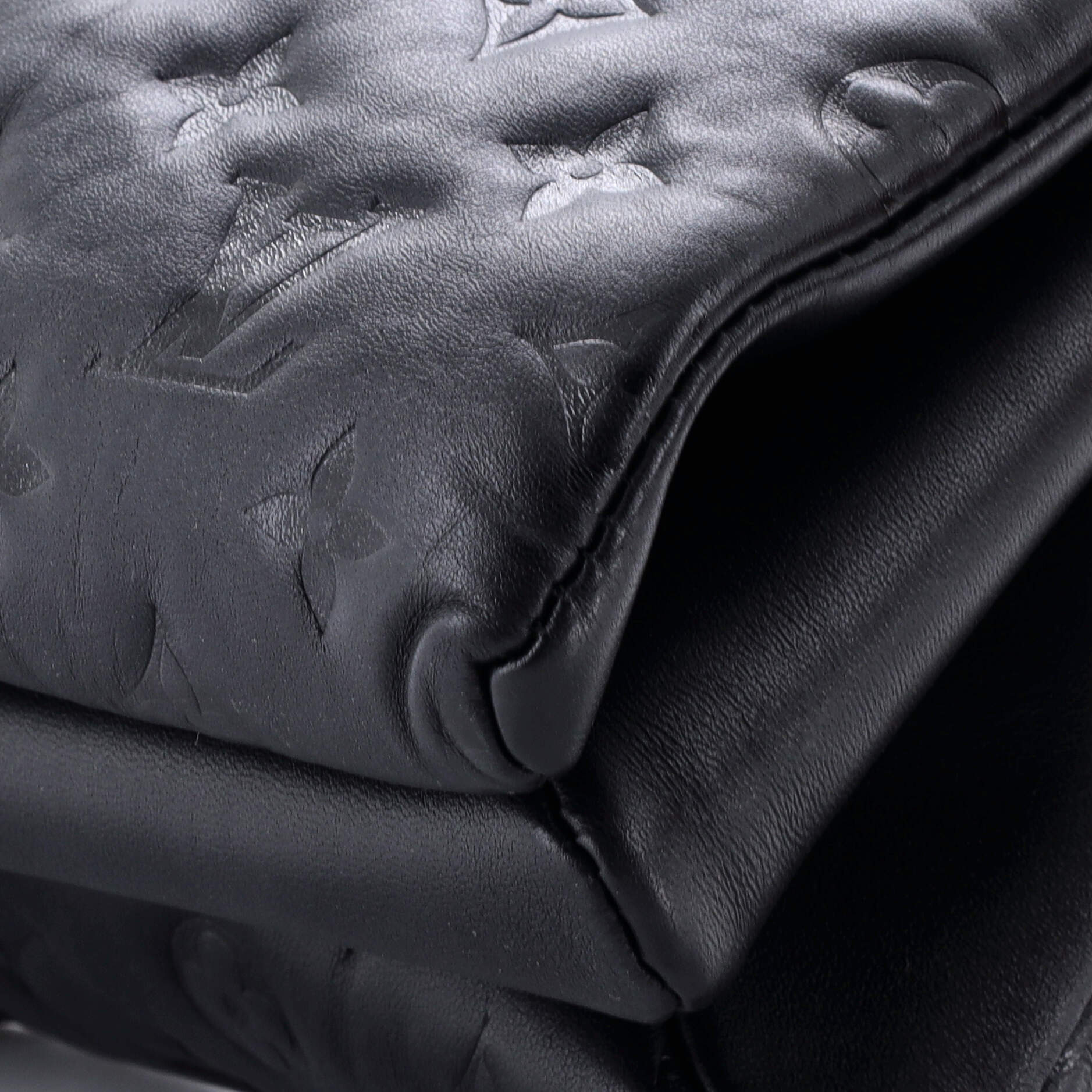 Coussin Bag Monogram Embossed Lambskin PM