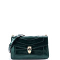 Serpenti Forever Shoulder Bag Metallic Leather Small