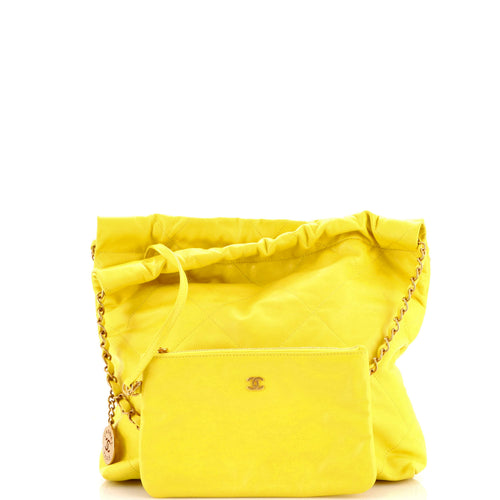 22 Chain Hobo Quilted Calfskin Small