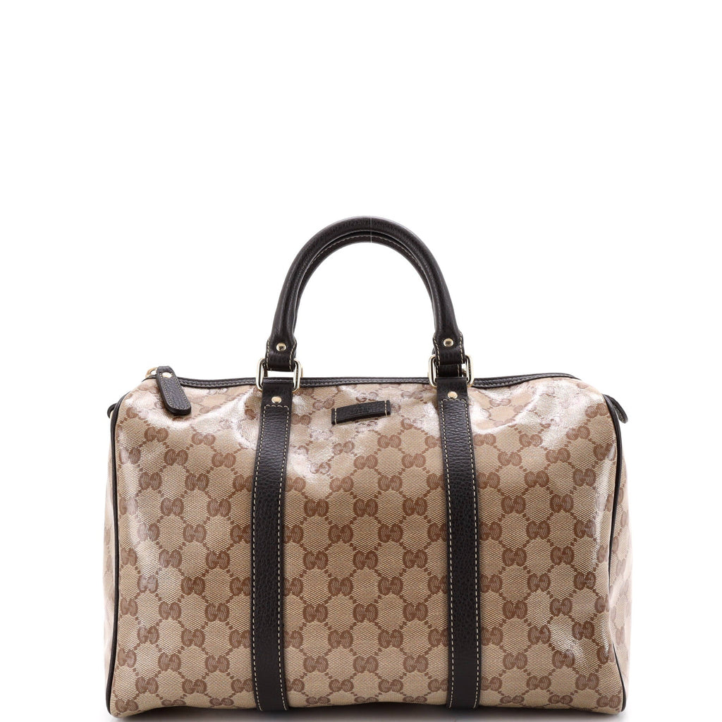Joy Boston Bag GG Coated Canvas Medium