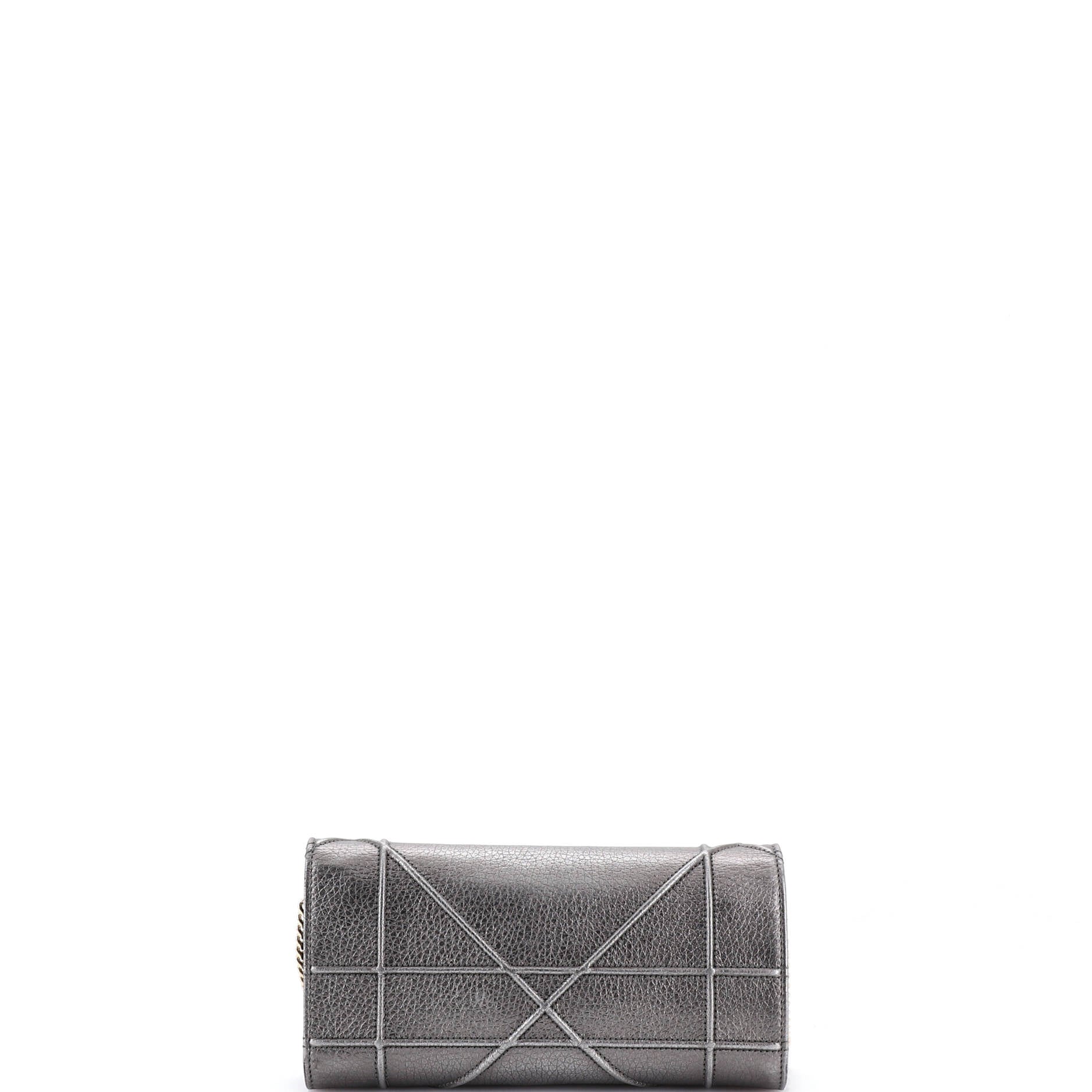 Diorama Croisiere Chain Wallet Grained Calfskin