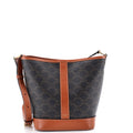 Bucket Bag Triomphe Coated Canvas Small