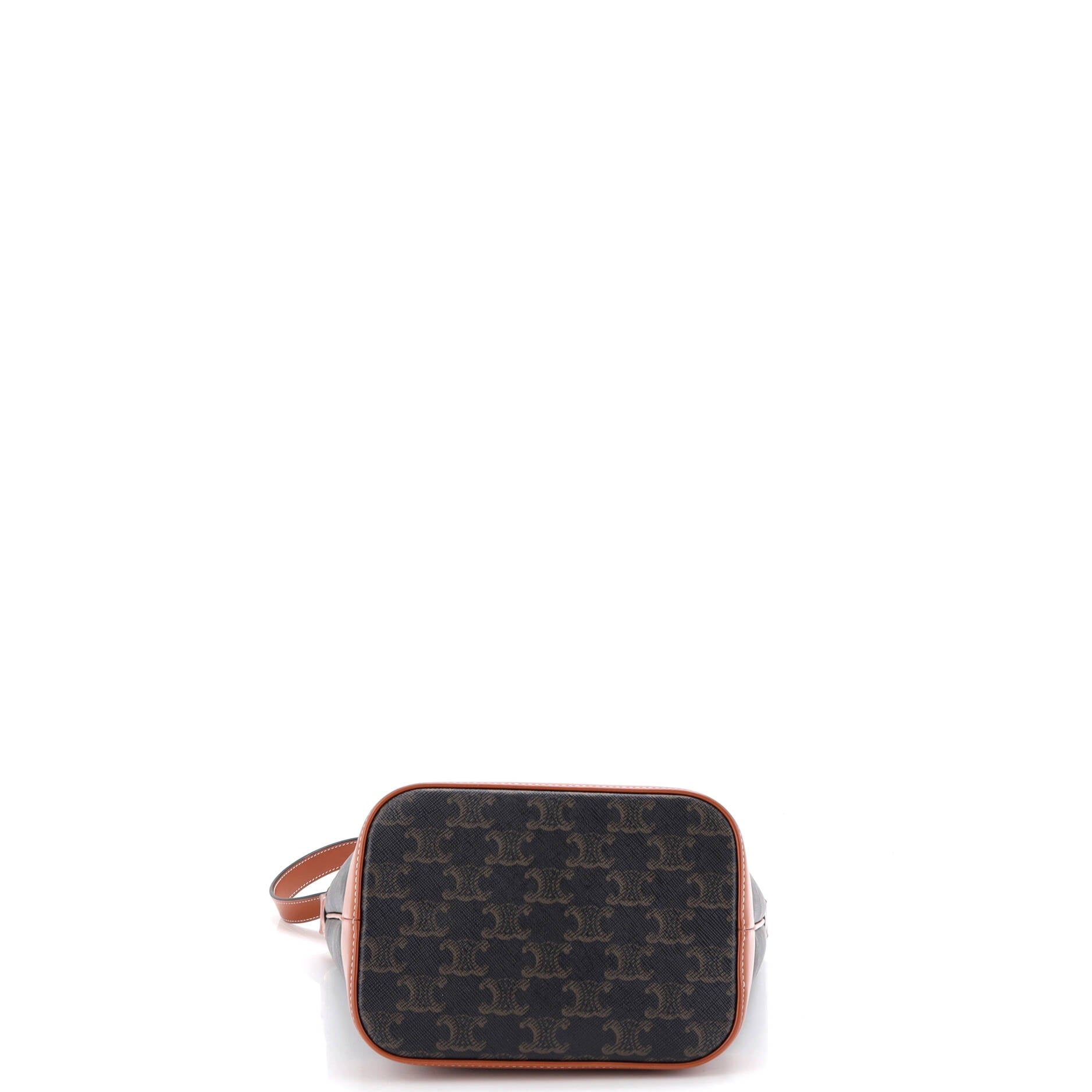 Bucket Bag Triomphe Coated Canvas Small