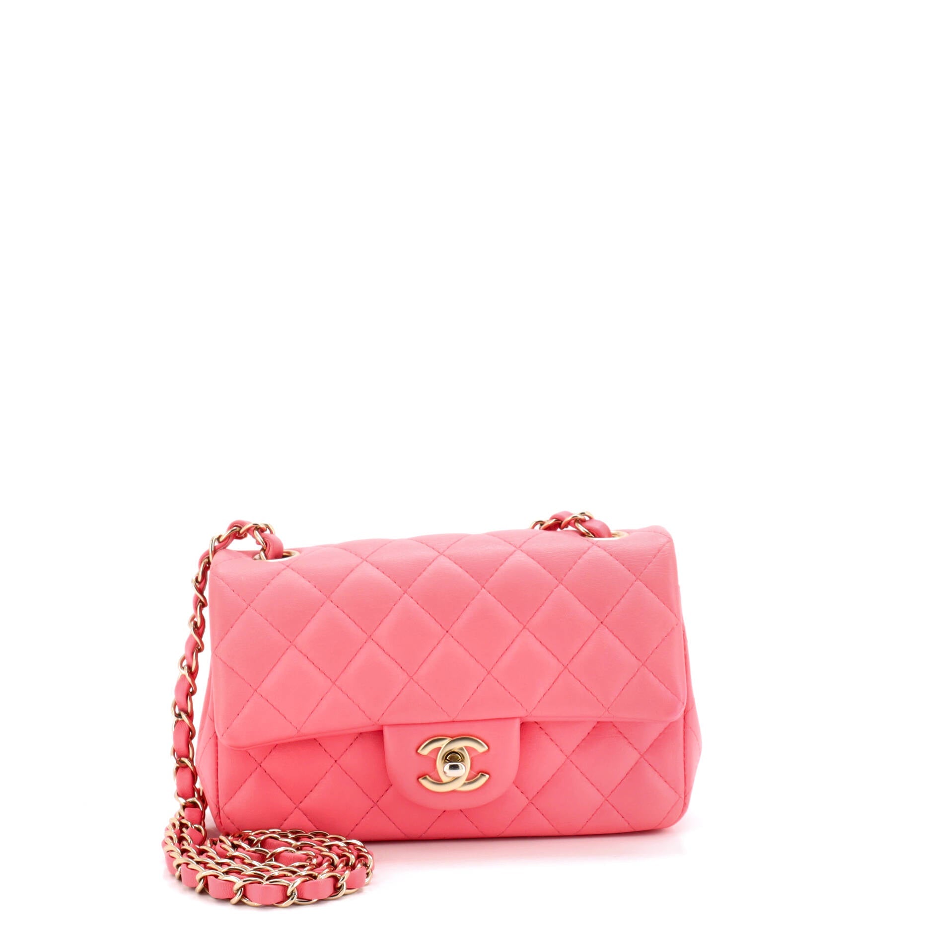 Classic Single Flap Bag Quilted Lambskin Mini