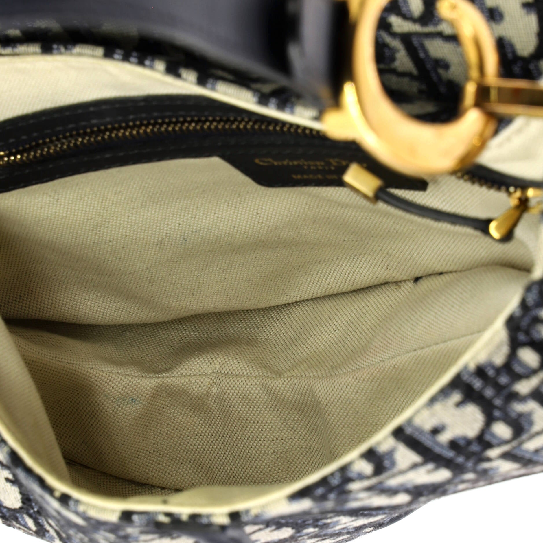 Saddle Handbag Oblique Canvas Medium