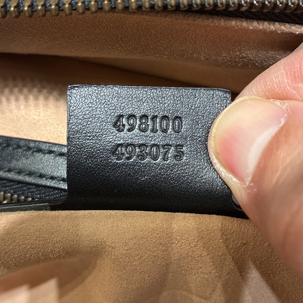 GG Marmont Zip Around Camera Bag Matelasse Leather Small