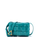 Cassette Crossbody Bag Padded Maxi Intrecciato Leather
