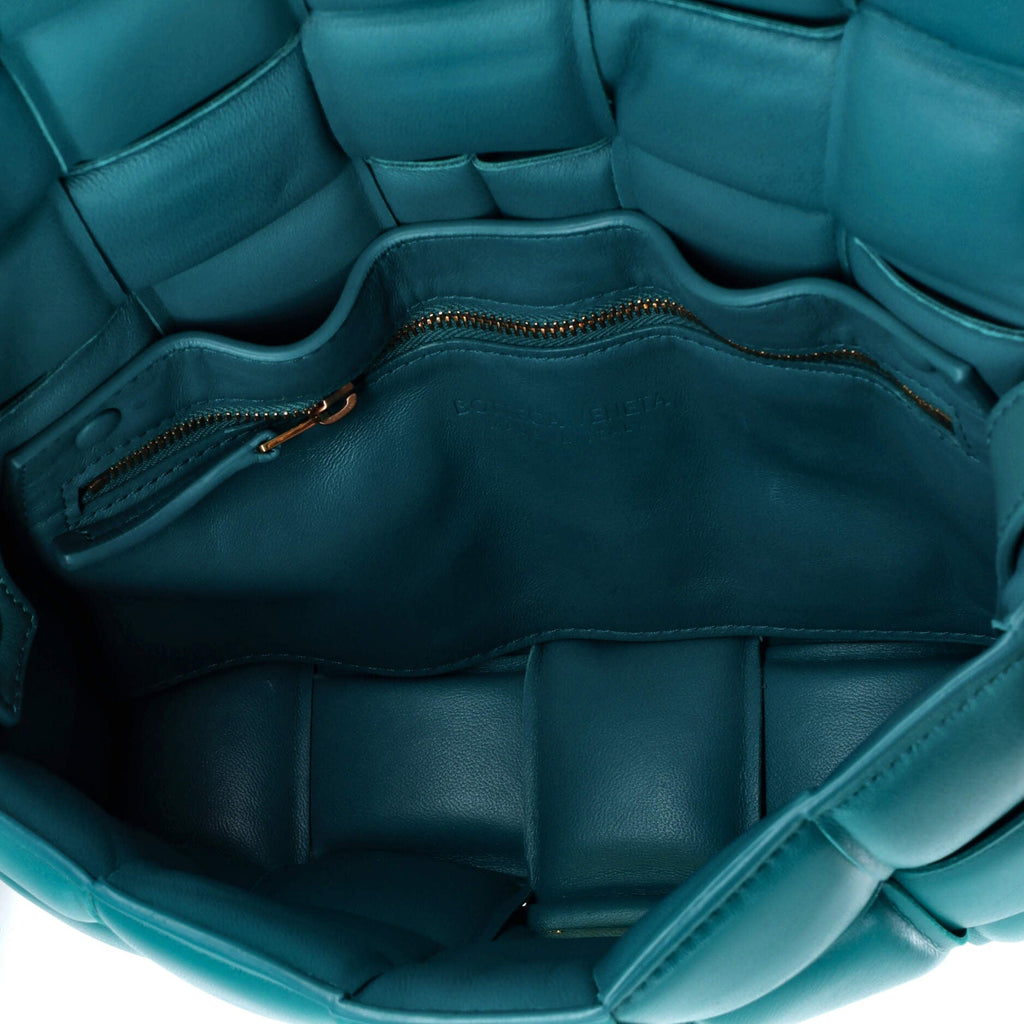 Cassette Crossbody Bag Padded Maxi Intrecciato Leather