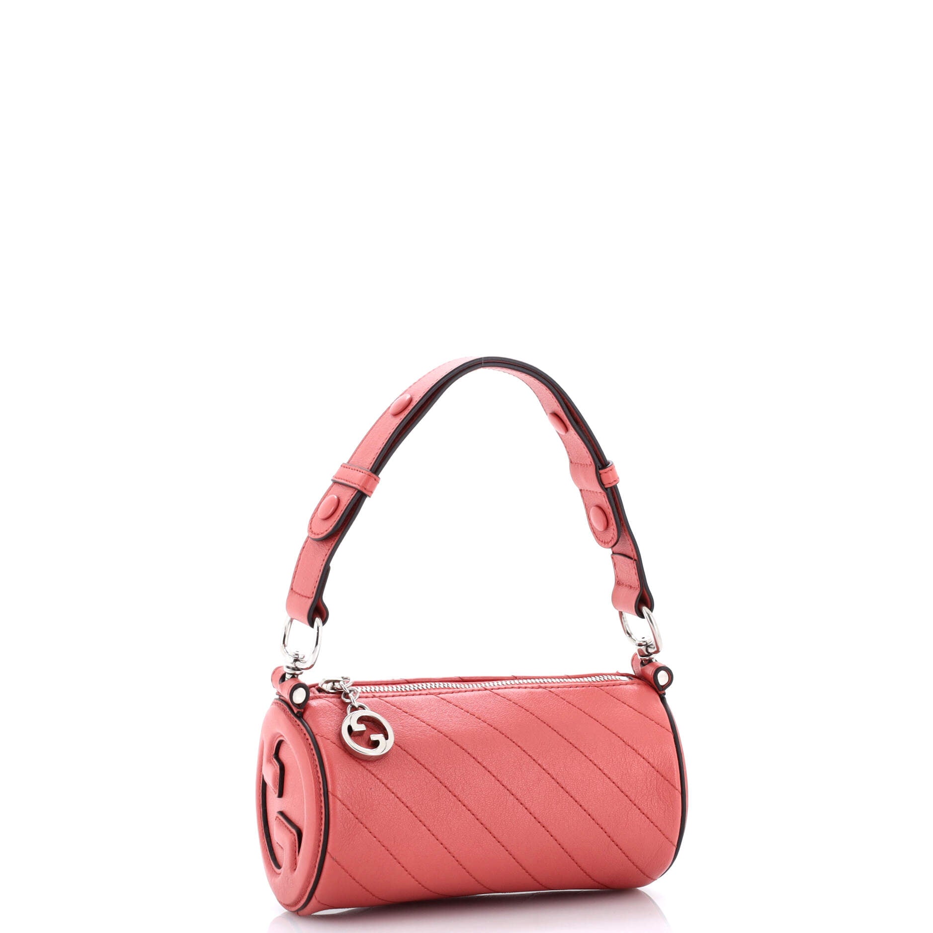 Blondie Shoulder Bag Diagonal Quilted Leather Mini