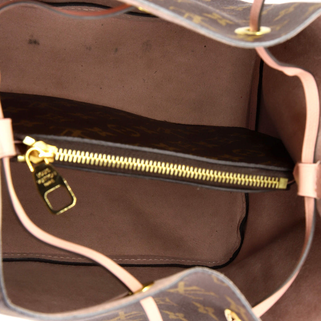 NeoNoe Handbag Damier with Leather MM