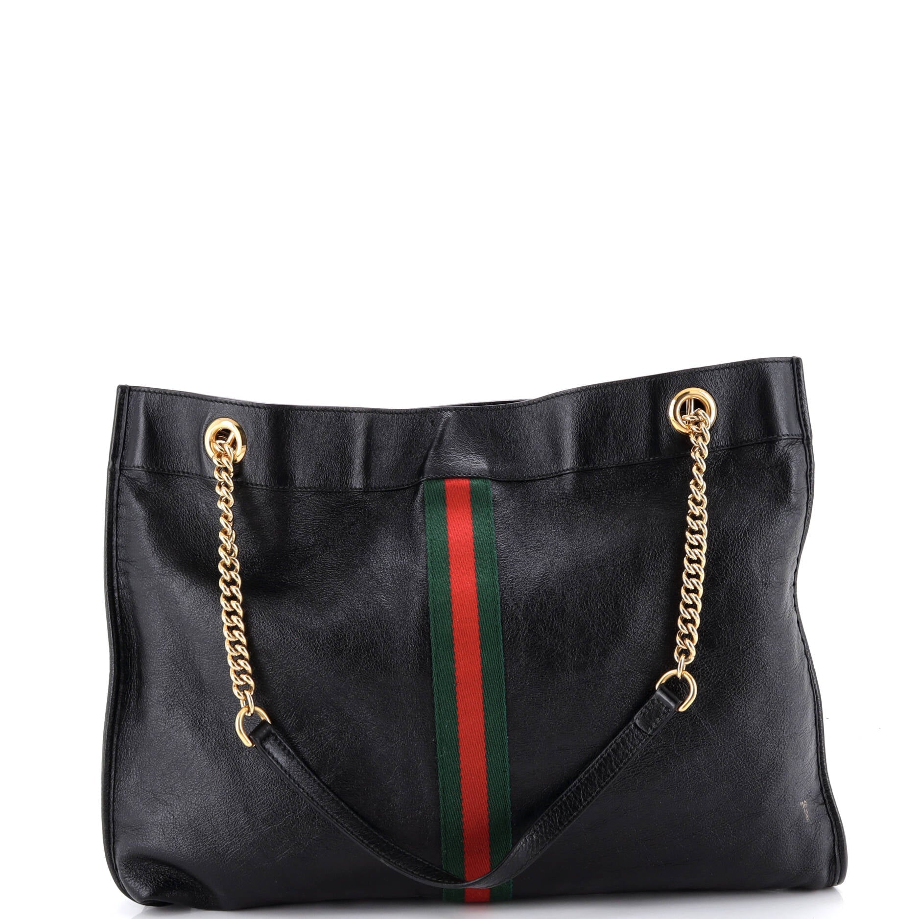 Rajah Chain Tote Leather Large