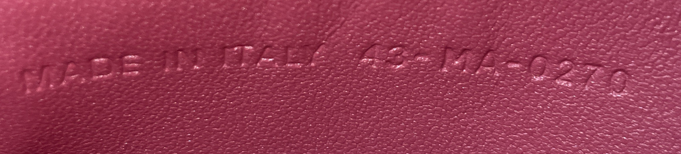 Saddle Nano Pouch Leather