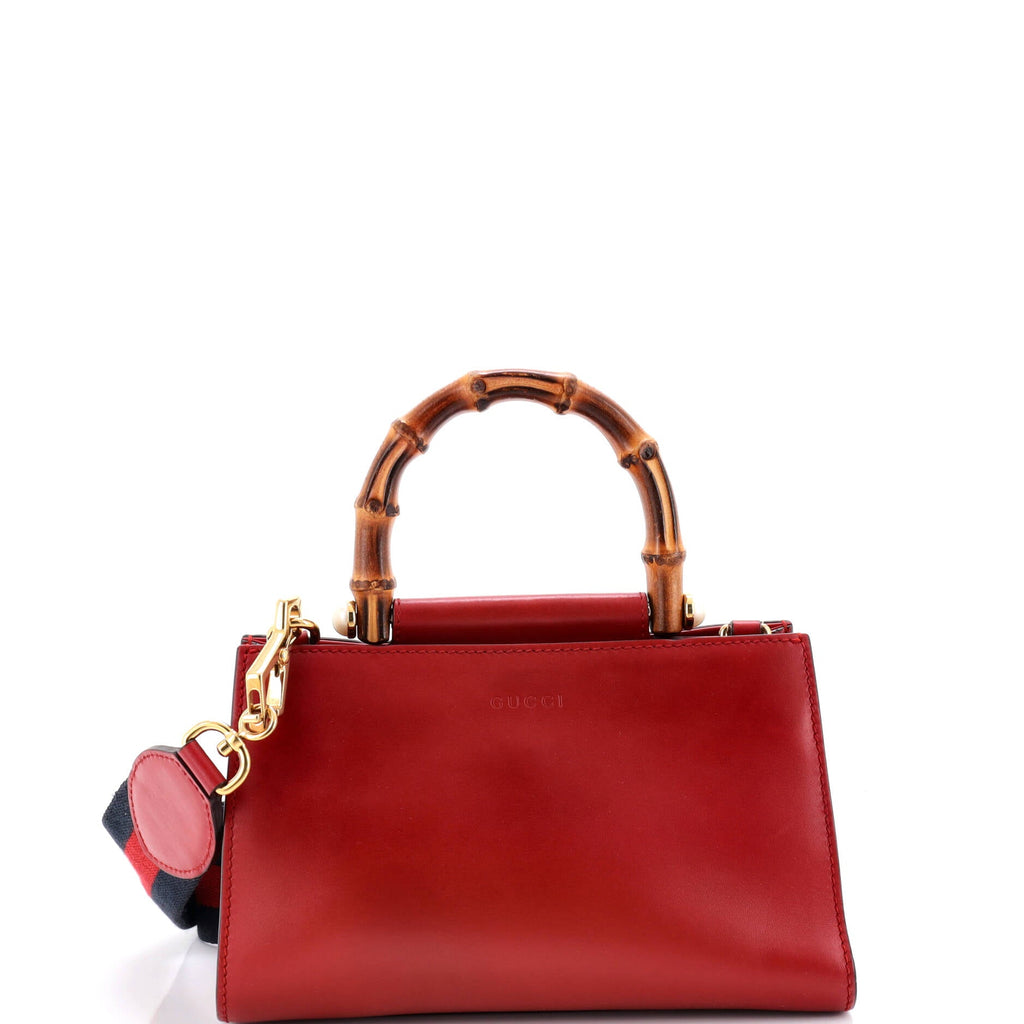 Nymphaea Top Handle Bag Leather Mini