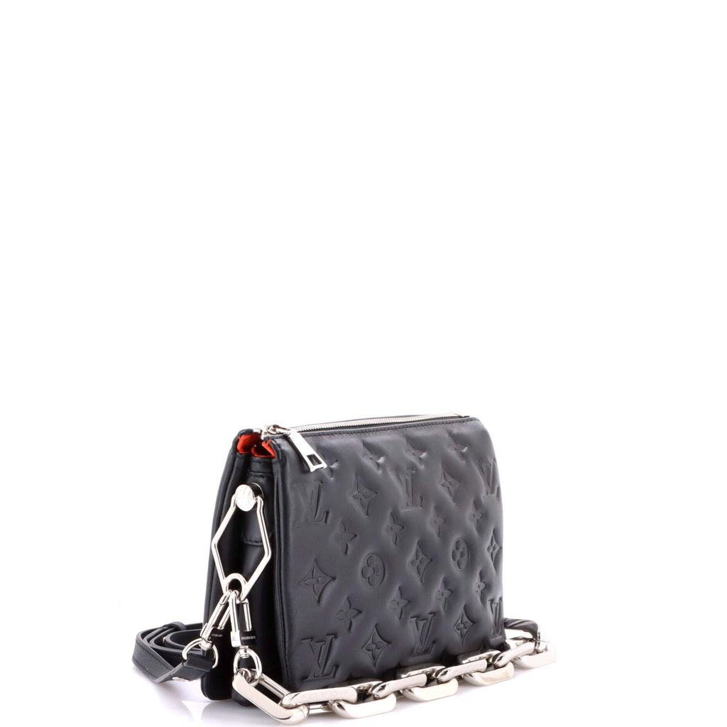 Coussin Bag Monogram Embossed Lambskin BB