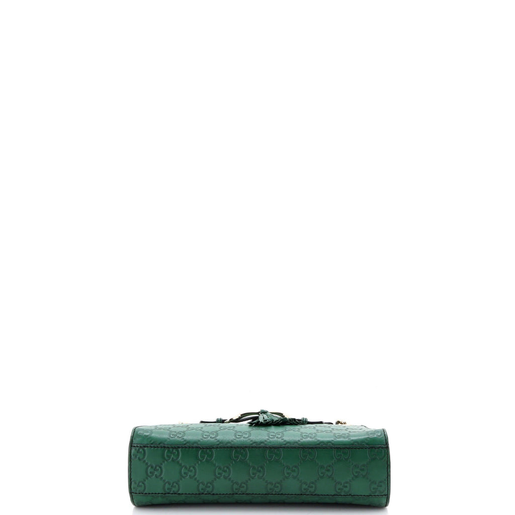 Emily Chain Flap Shoulder Bag Guccissima Leather Small