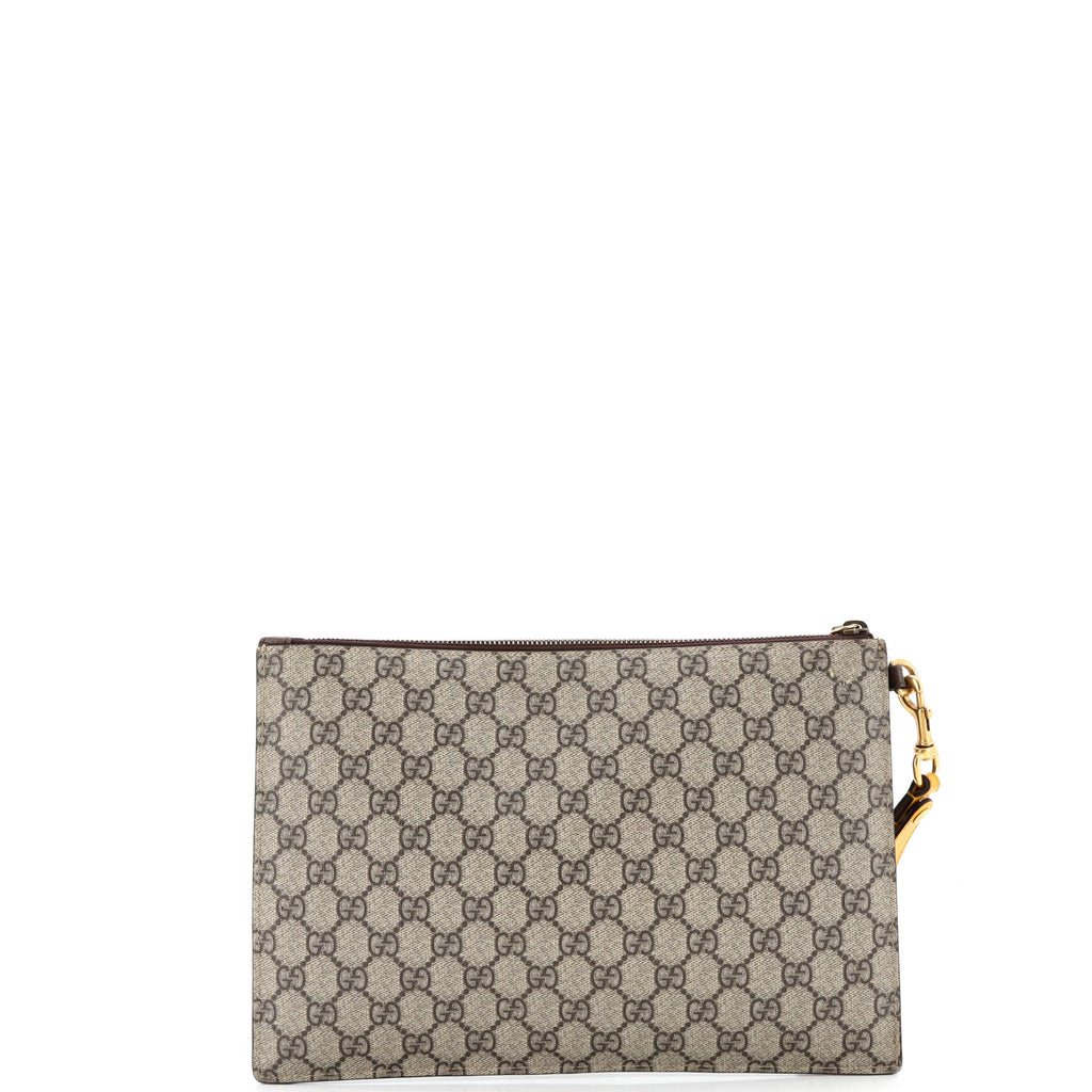Neo Vintage Wristlet Pouch GG Coated Canvas