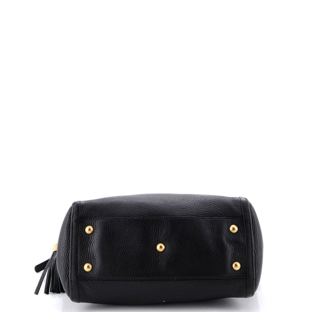 Soho Convertible Top Handle Bag Leather Small
