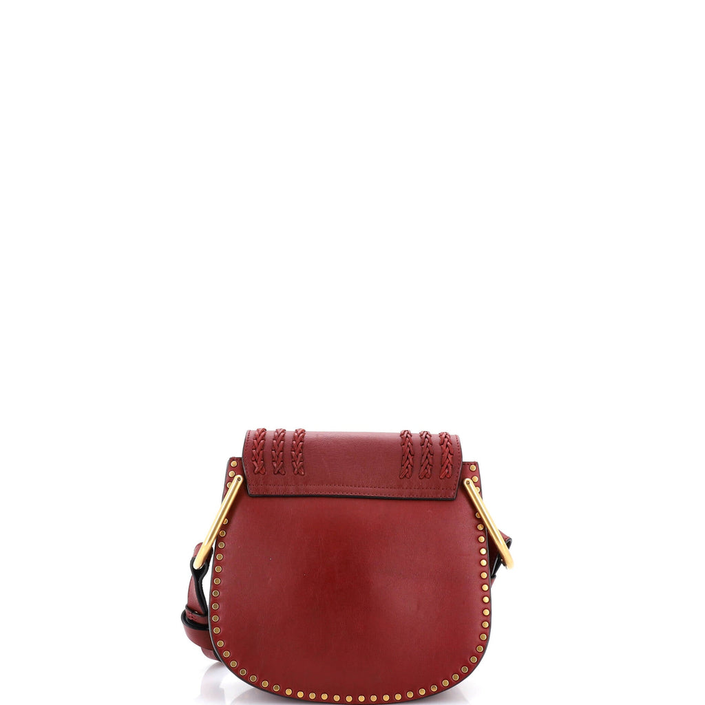 Hudson Handbag Whipstitch Leather Small