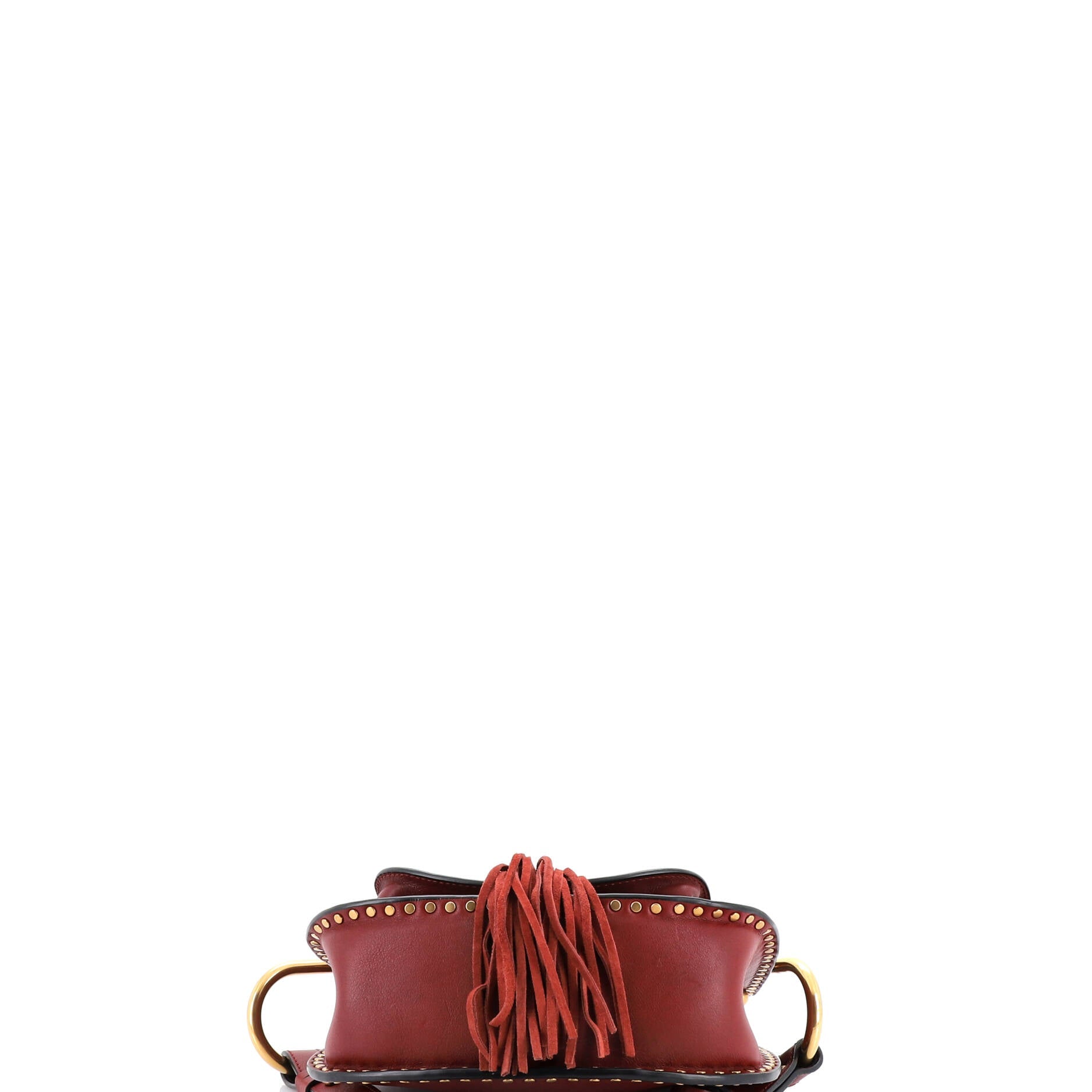 Hudson Handbag Whipstitch Leather Small