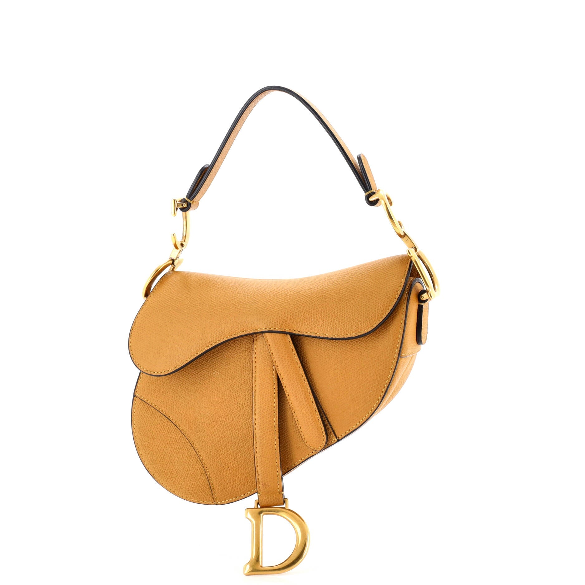 Saddle Handbag Leather Mini