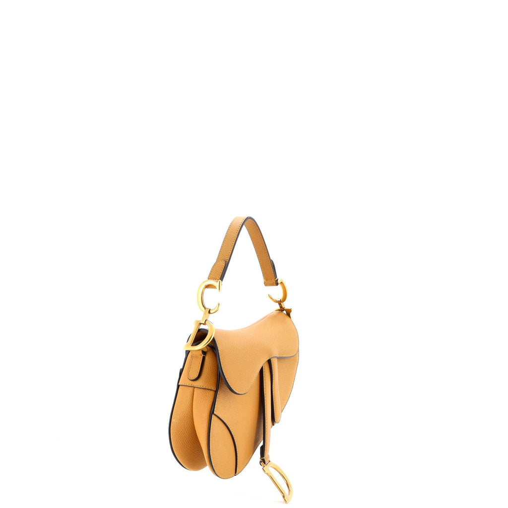 Saddle Handbag Leather Mini