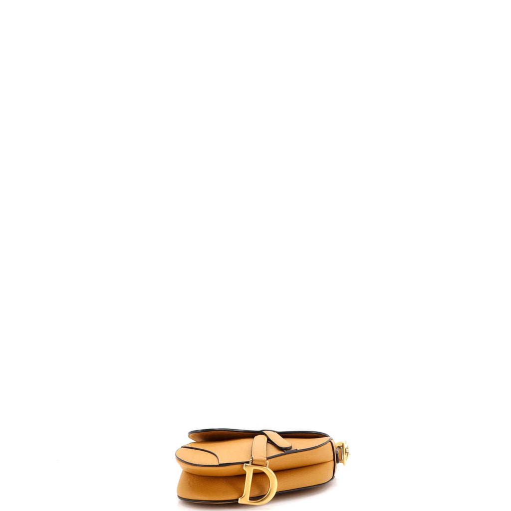 Saddle Handbag Leather Mini