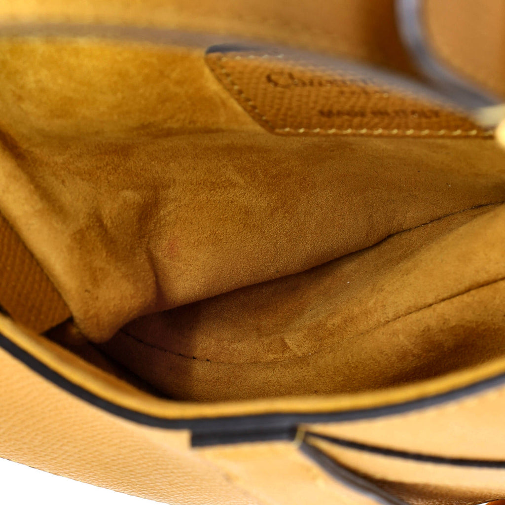 Saddle Handbag Leather Mini