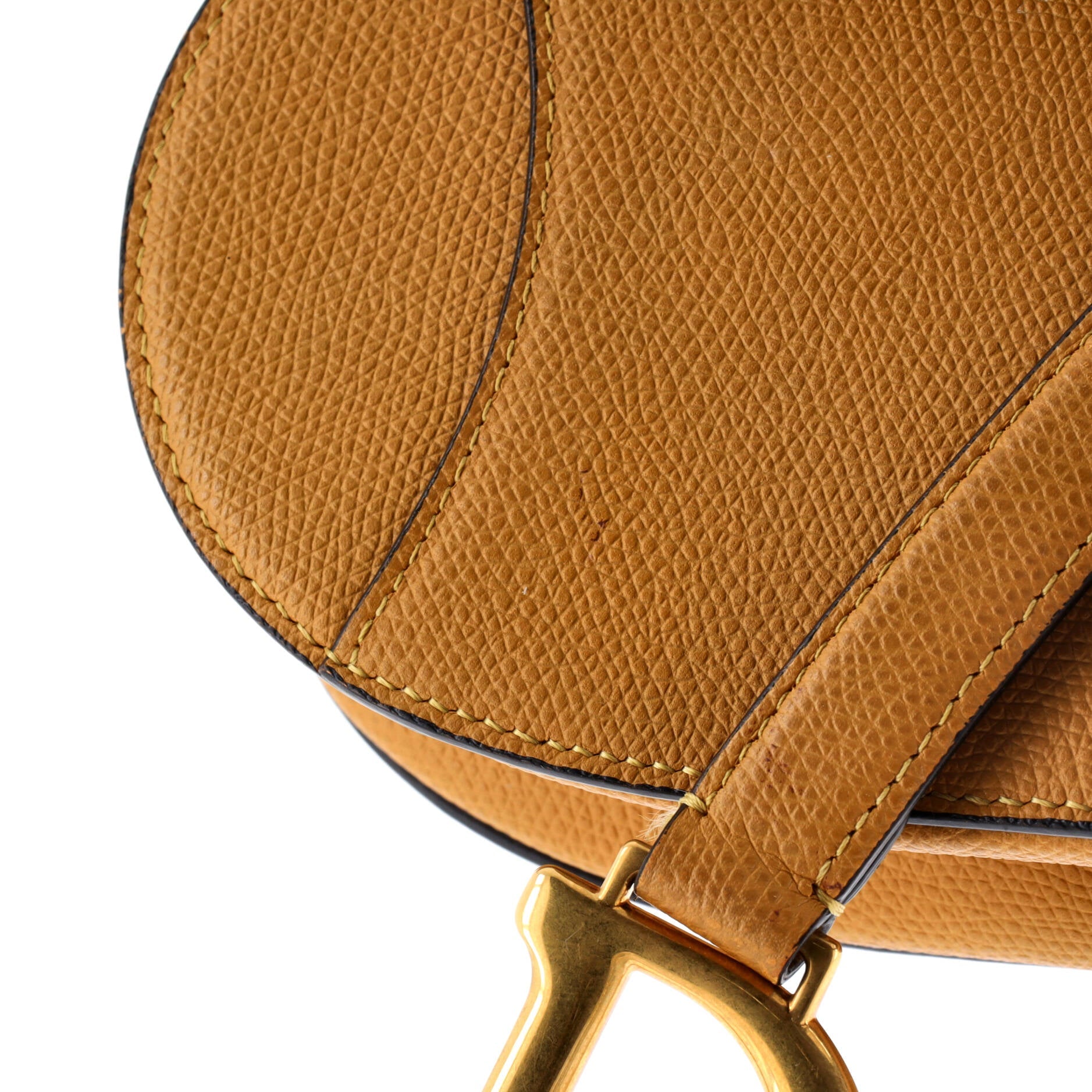Saddle Handbag Leather Mini