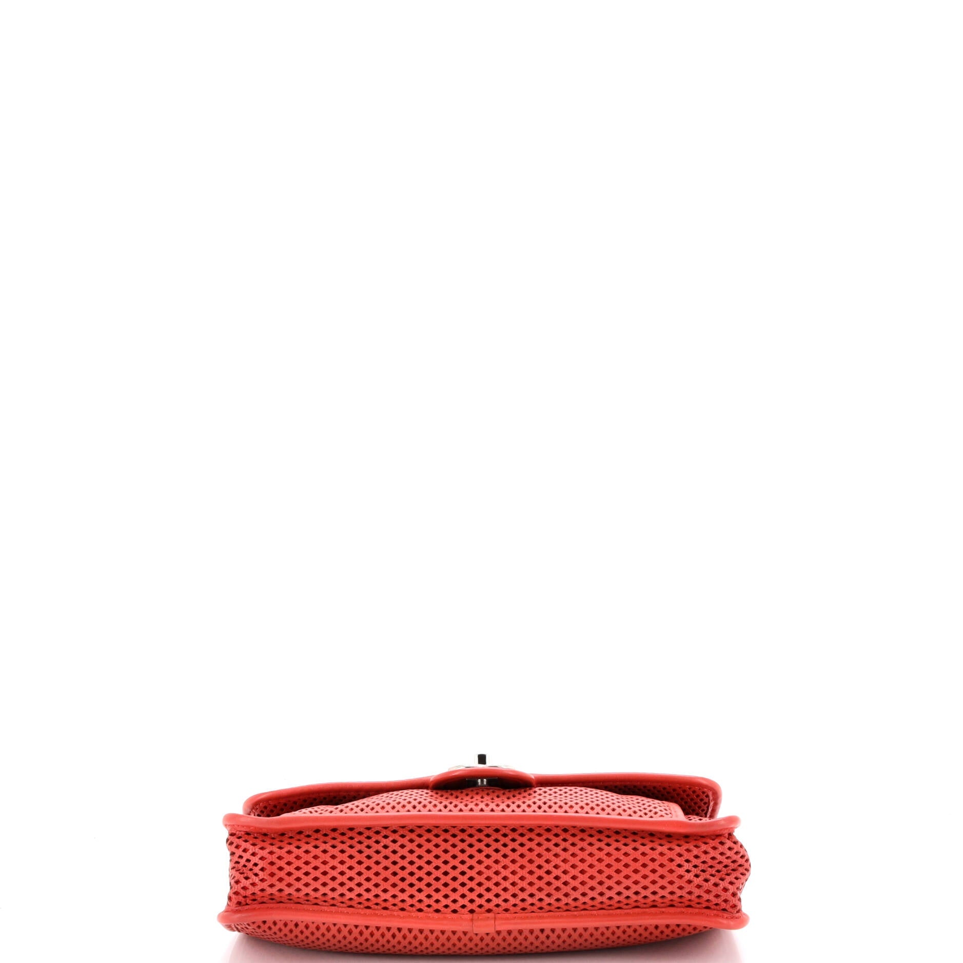 Up In The Air Flap Bag Perforated Leather Medium