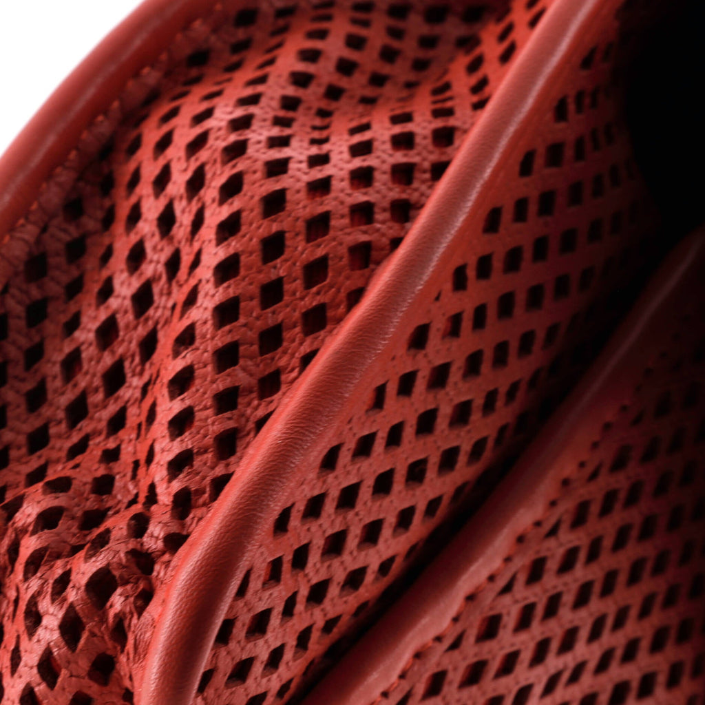 Up In The Air Flap Bag Perforated Leather Medium