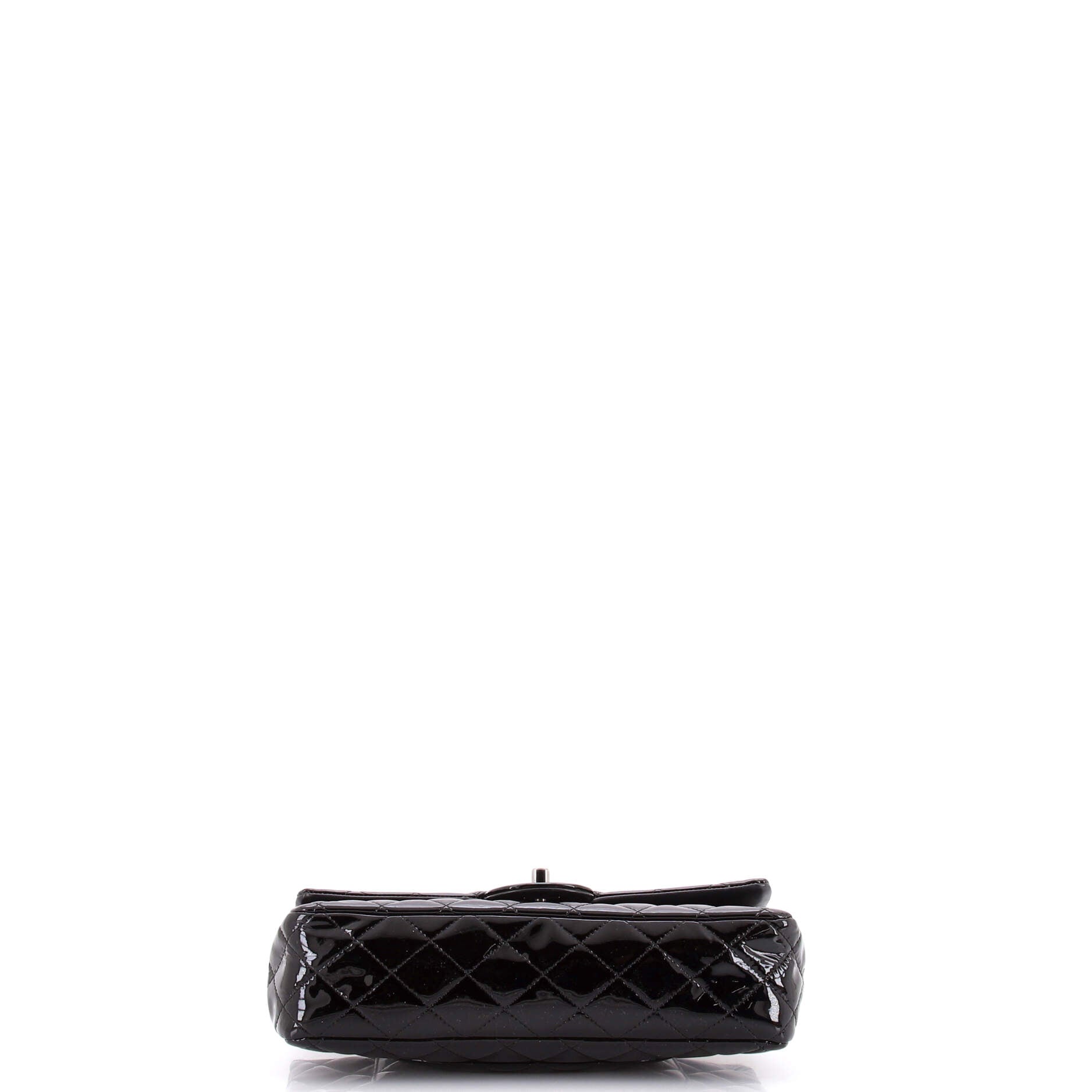 Classic Double Flap Bag Quilted Patent Medium