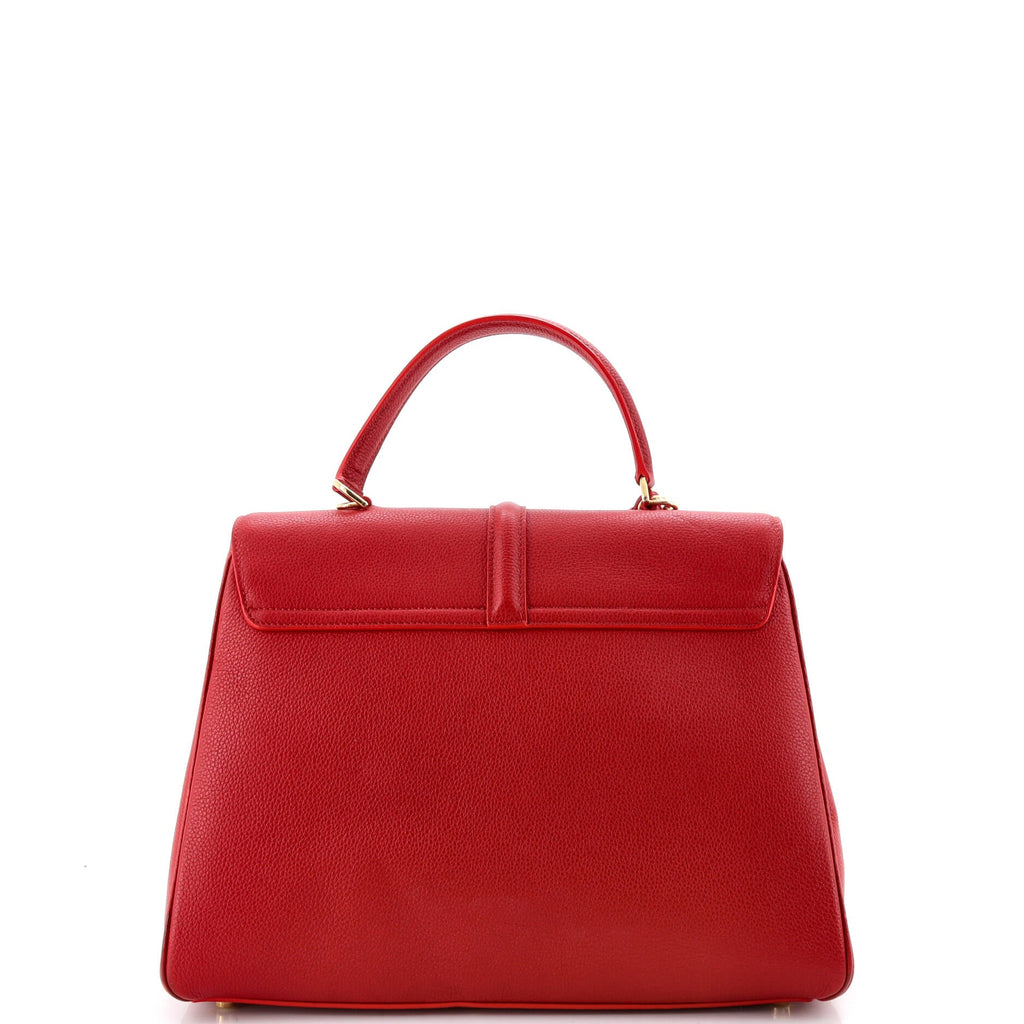 16 Top Handle Bag Grained Calfskin Medium