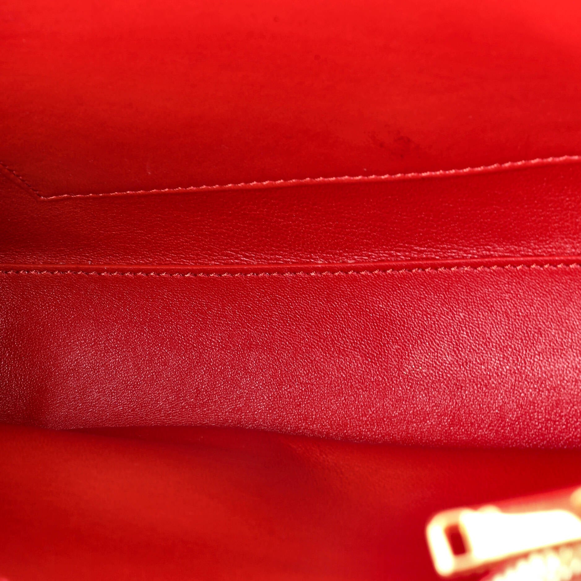 16 Top Handle Bag Grained Calfskin Medium