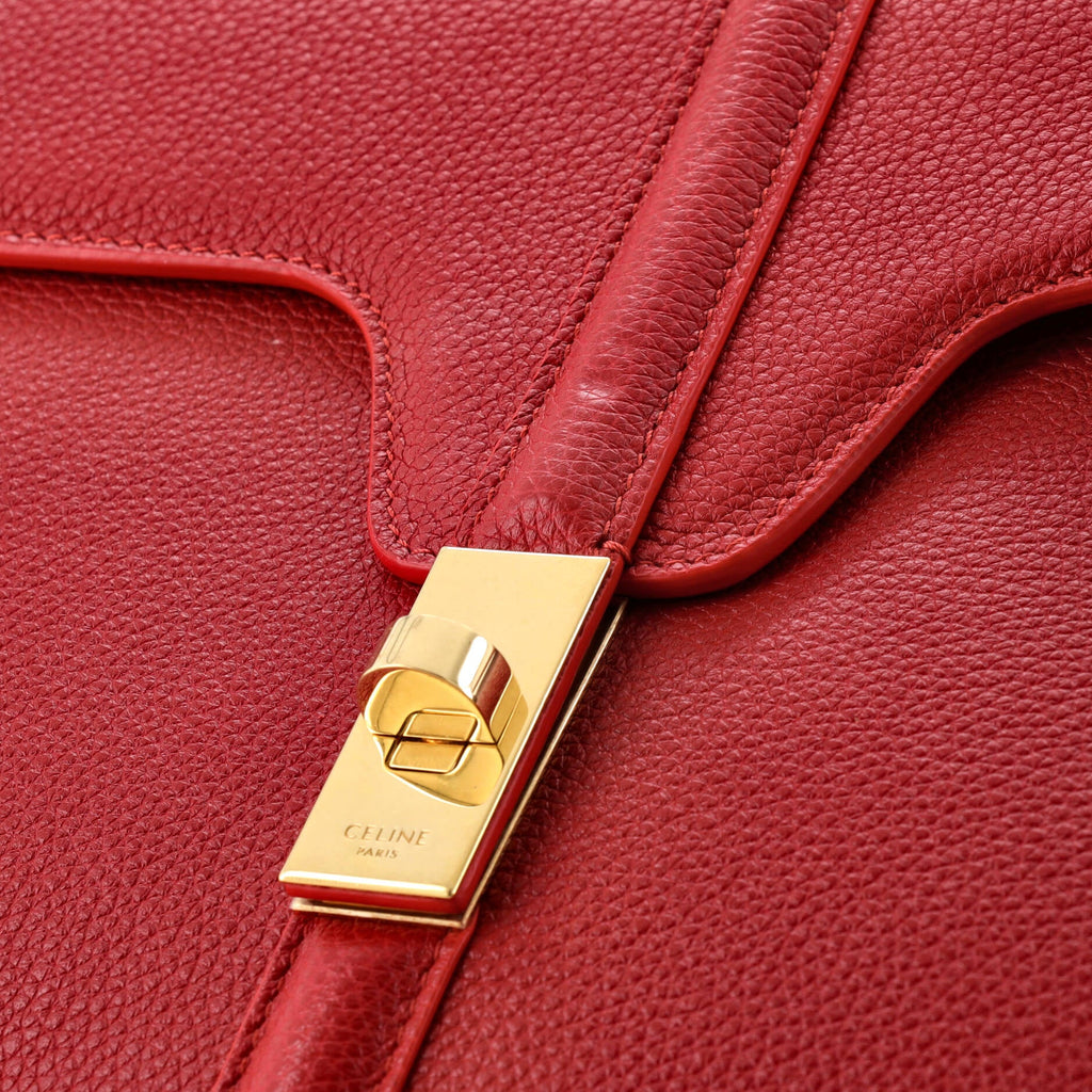 16 Top Handle Bag Grained Calfskin Medium