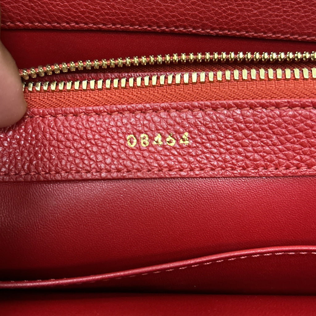 16 Top Handle Bag Grained Calfskin Medium