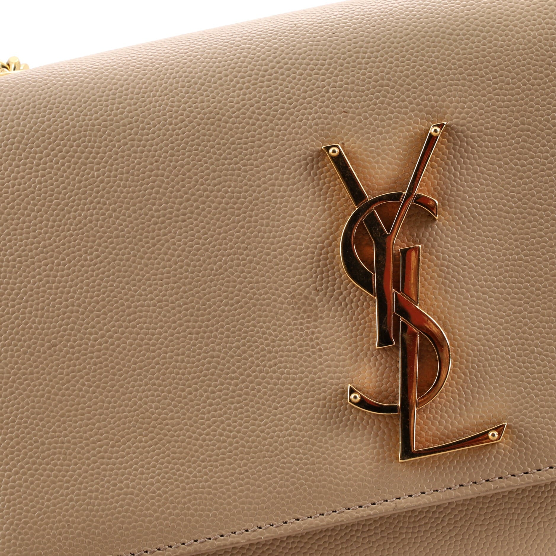 Classic Monogram Crossbody Bag Grainy Leather Small