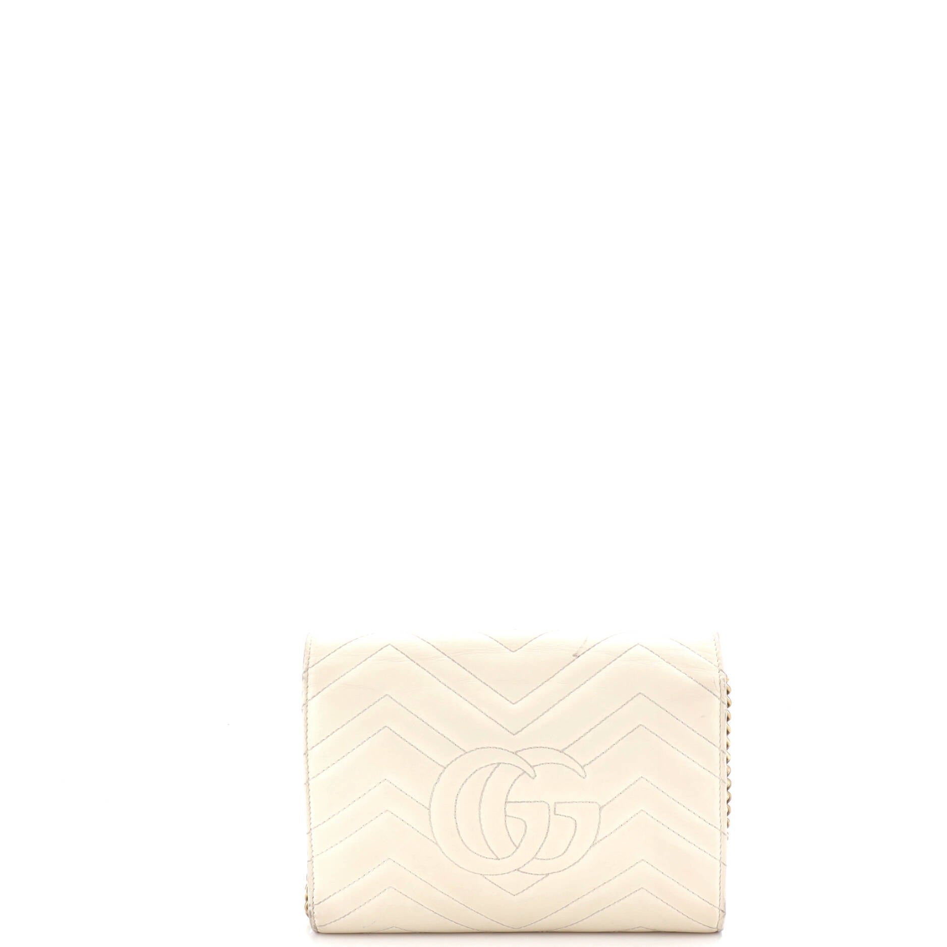 GG Marmont Chain Wallet Matelasse Leather Mini