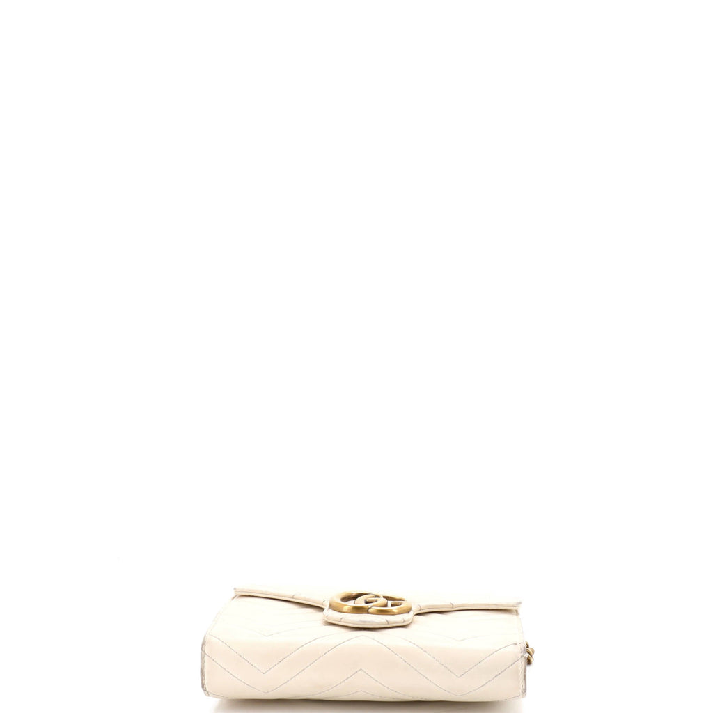 GG Marmont Chain Wallet Matelasse Leather Mini