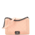 Boy Flap Bag Quilted Lambskin Old Medium
