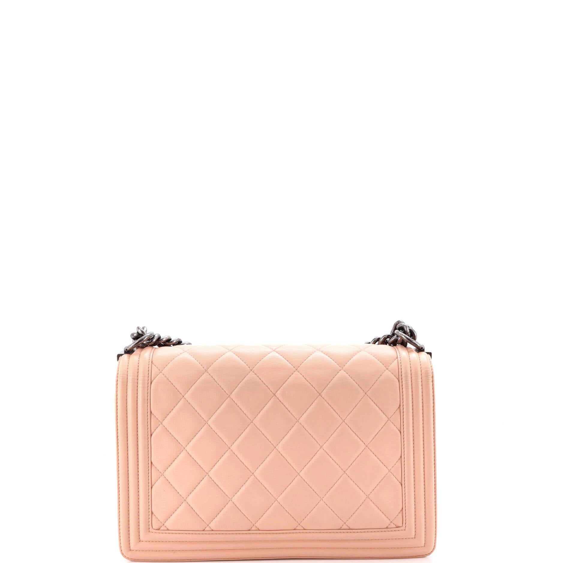 Boy Flap Bag Quilted Lambskin Old Medium