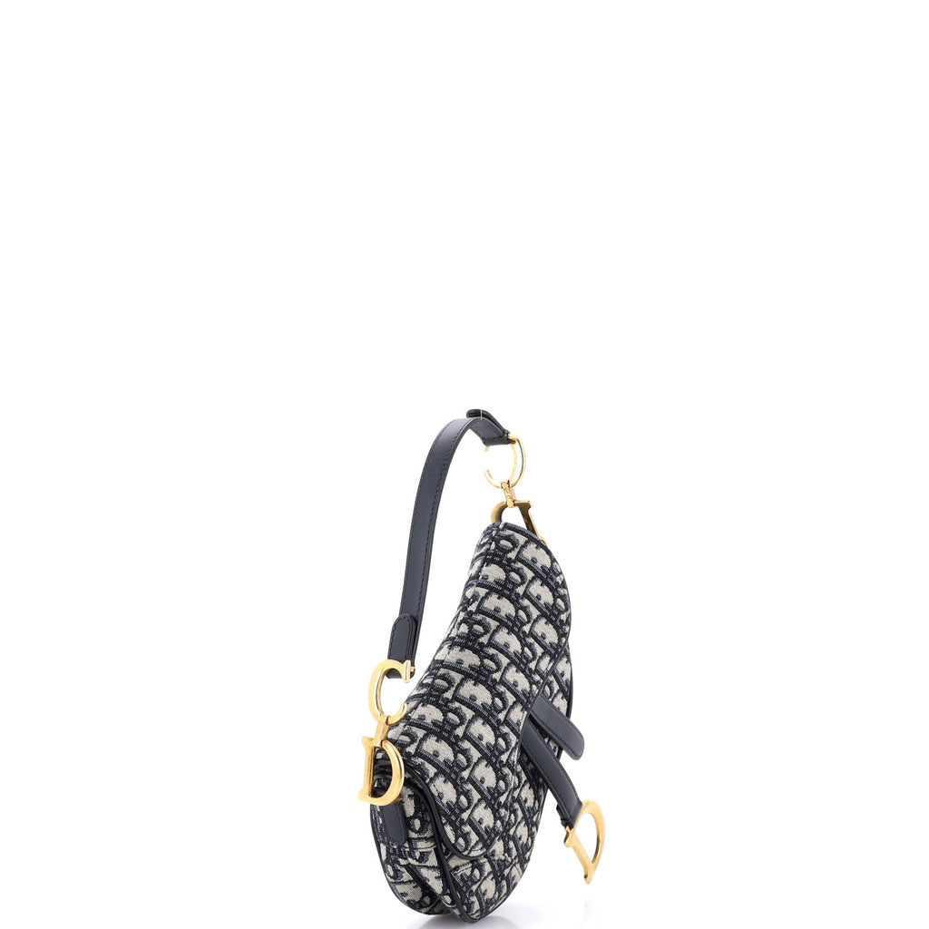 Saddle Handbag Oblique Canvas Mini
