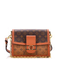 Dauphine Shoulder Bag Reverse Monogram Canvas MM