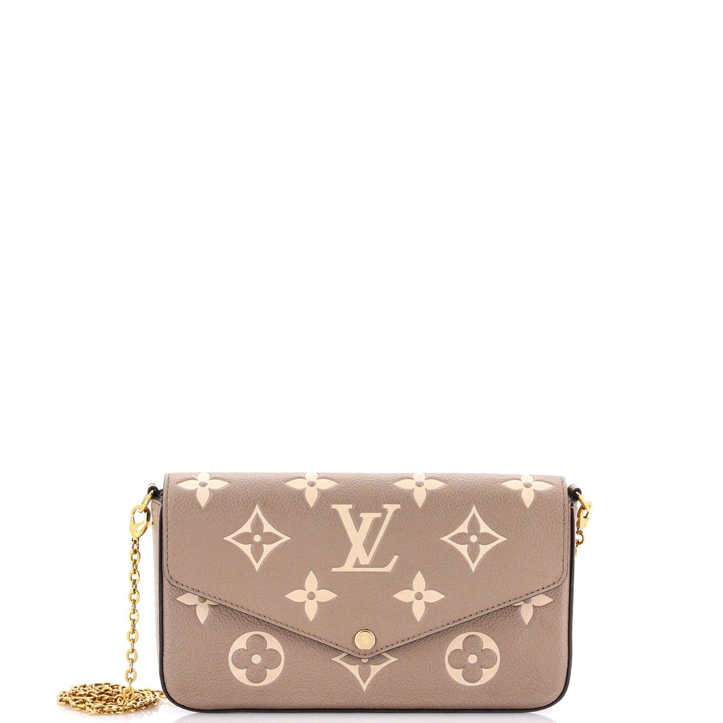 Felicie Pochette Bicolor Monogram Empreinte Giant