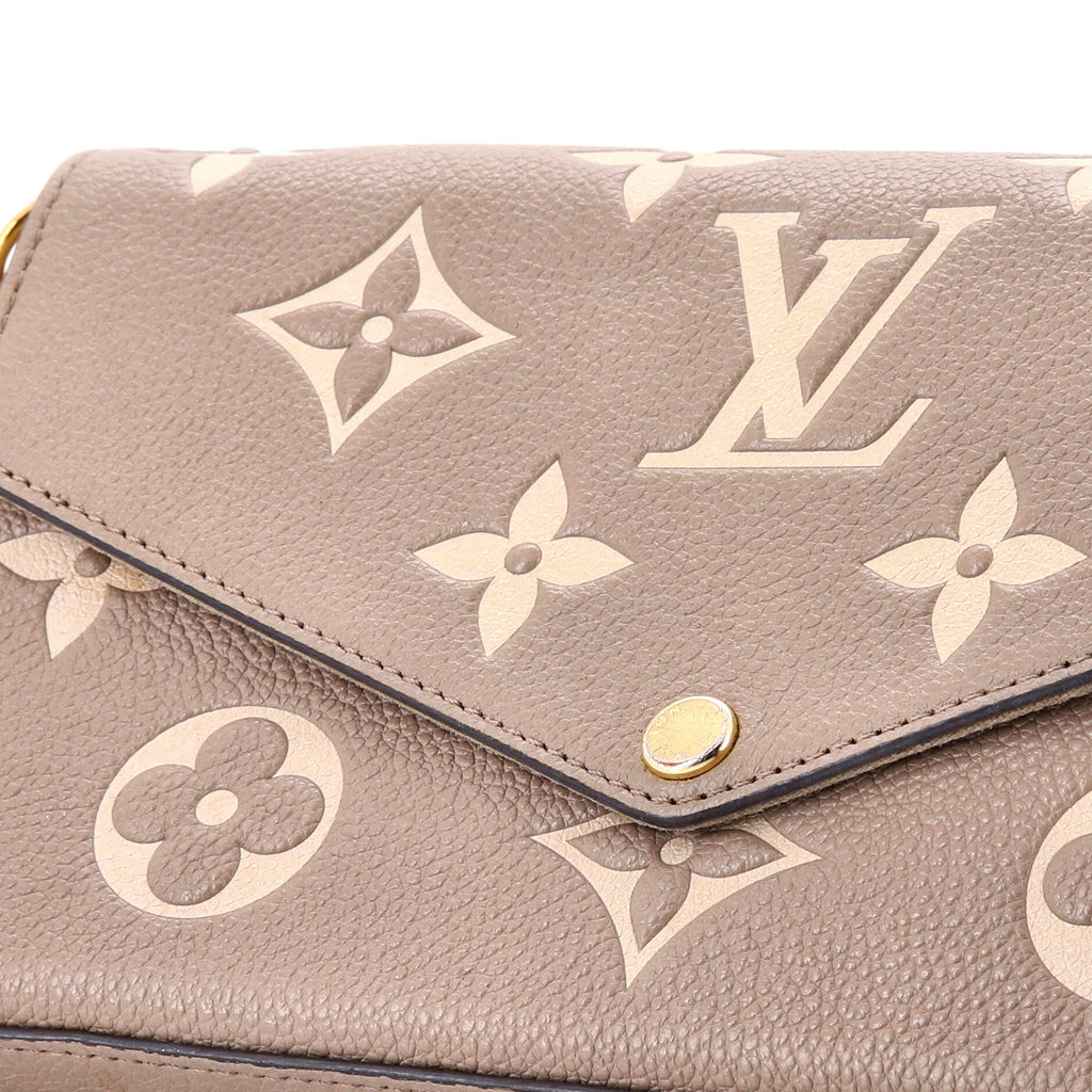 Felicie Pochette Bicolor Monogram Empreinte Giant