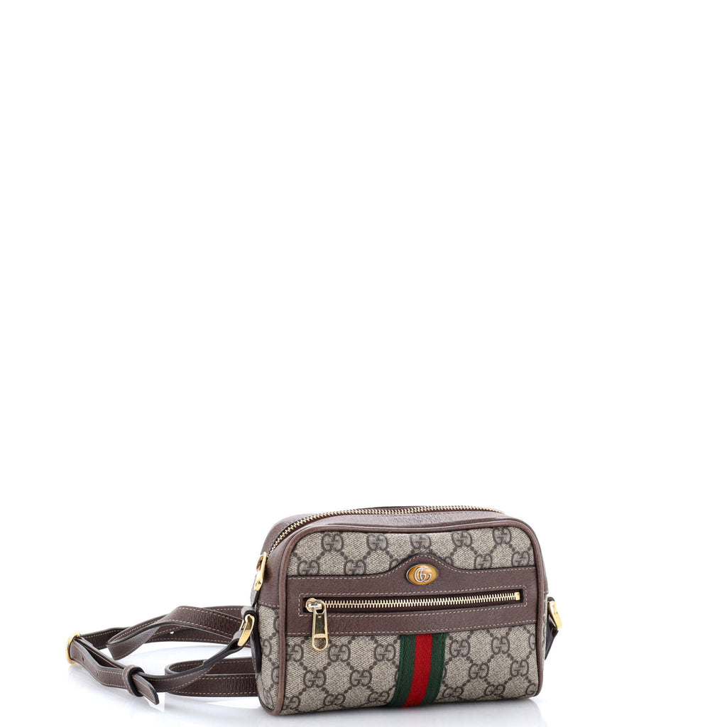 Ophidia Shoulder Bag GG Coated Canvas Mini
