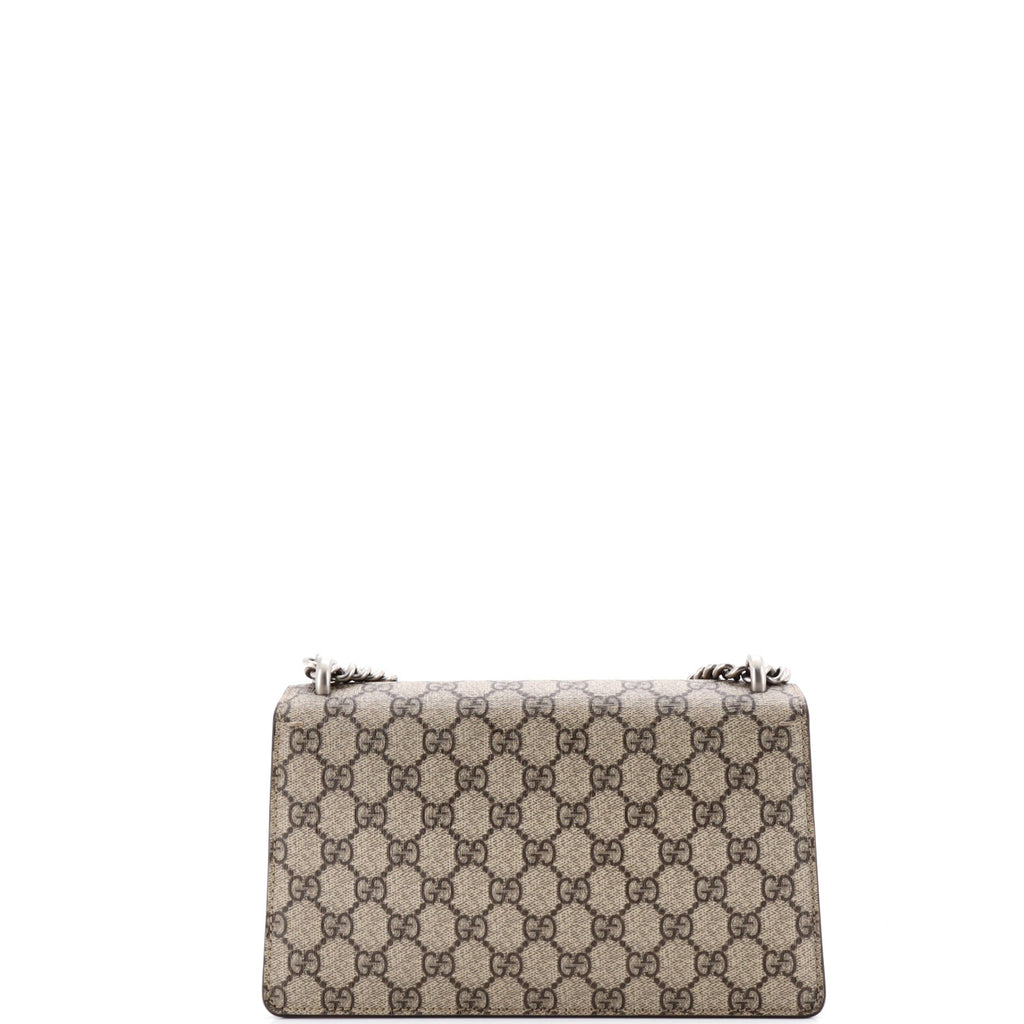 Dionysus Bag GG Coated Canvas with Crystal Embellished Metal Small