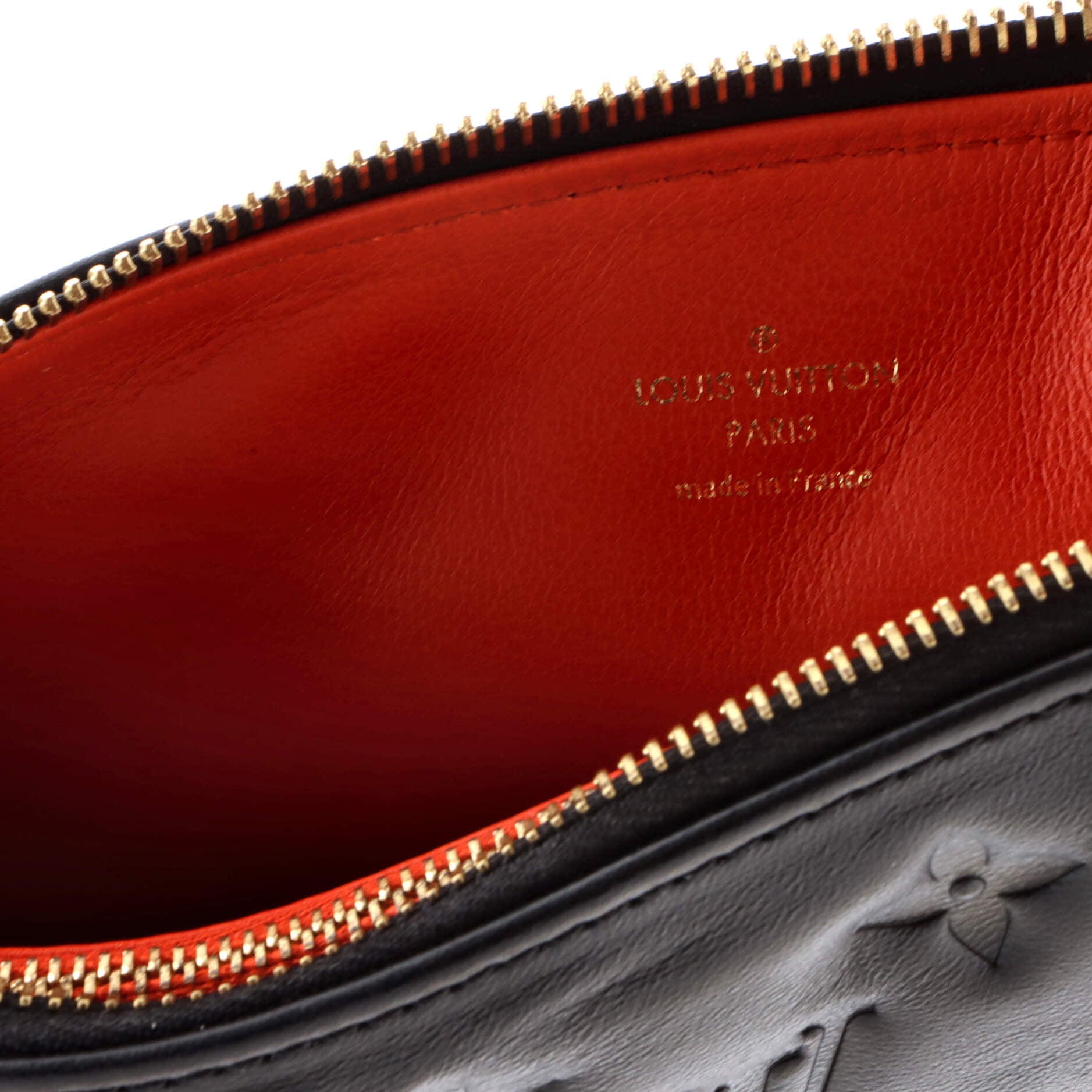 Coussin Bag Monogram Embossed Lambskin BB