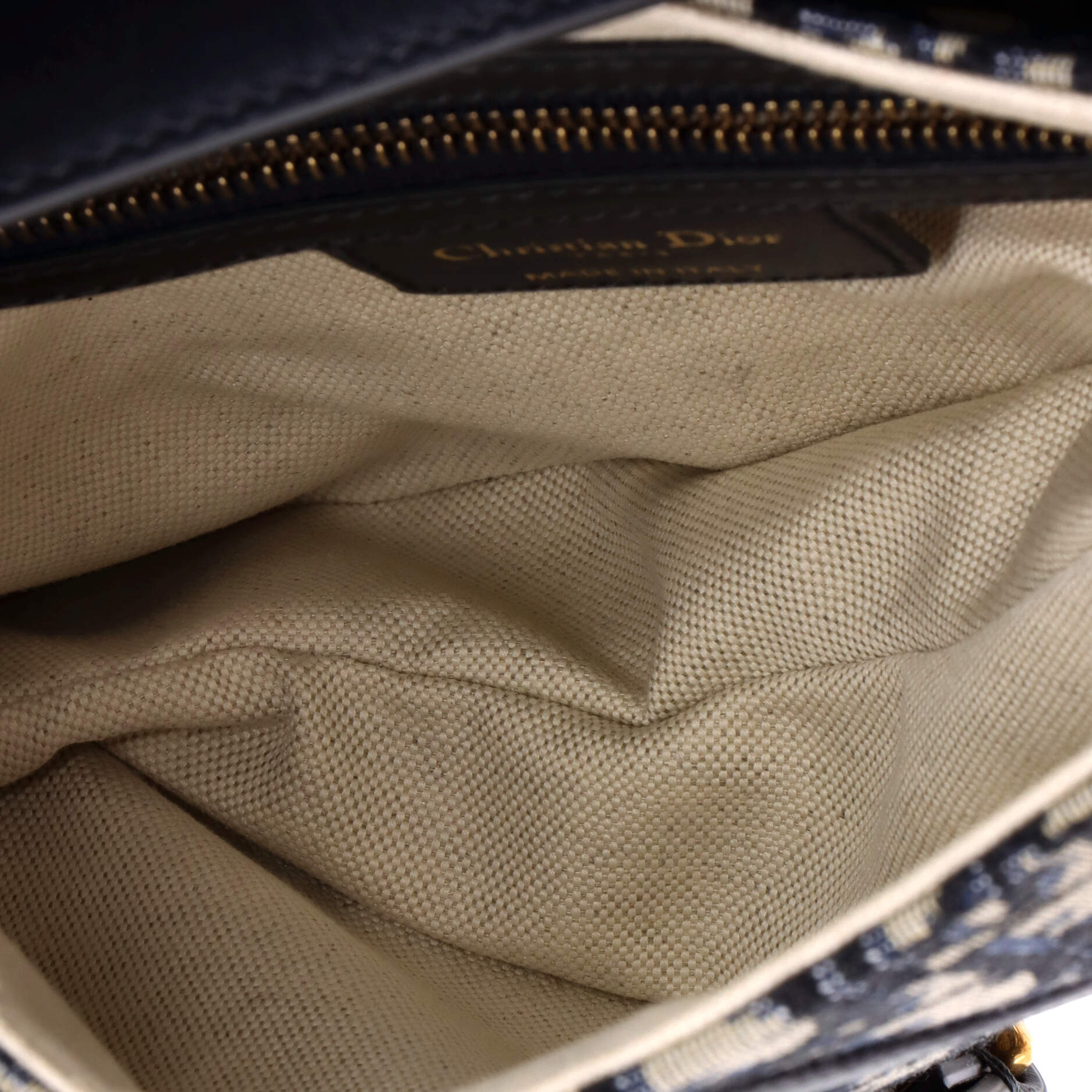 Saddle Handbag Oblique Canvas Medium