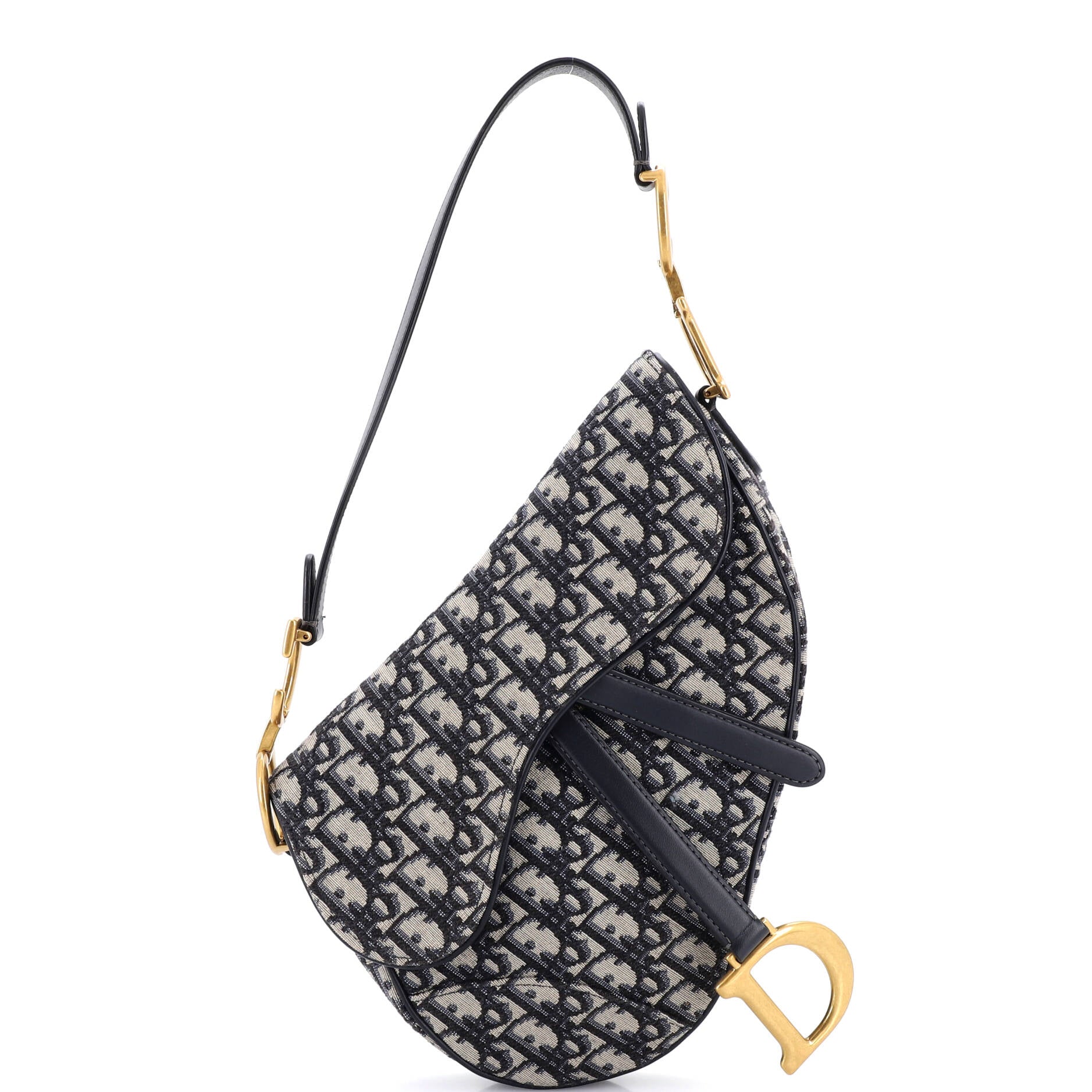 Saddle Handbag Oblique Canvas Medium